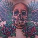 tattoo galleries/ - Skull Chest, with traditional elements